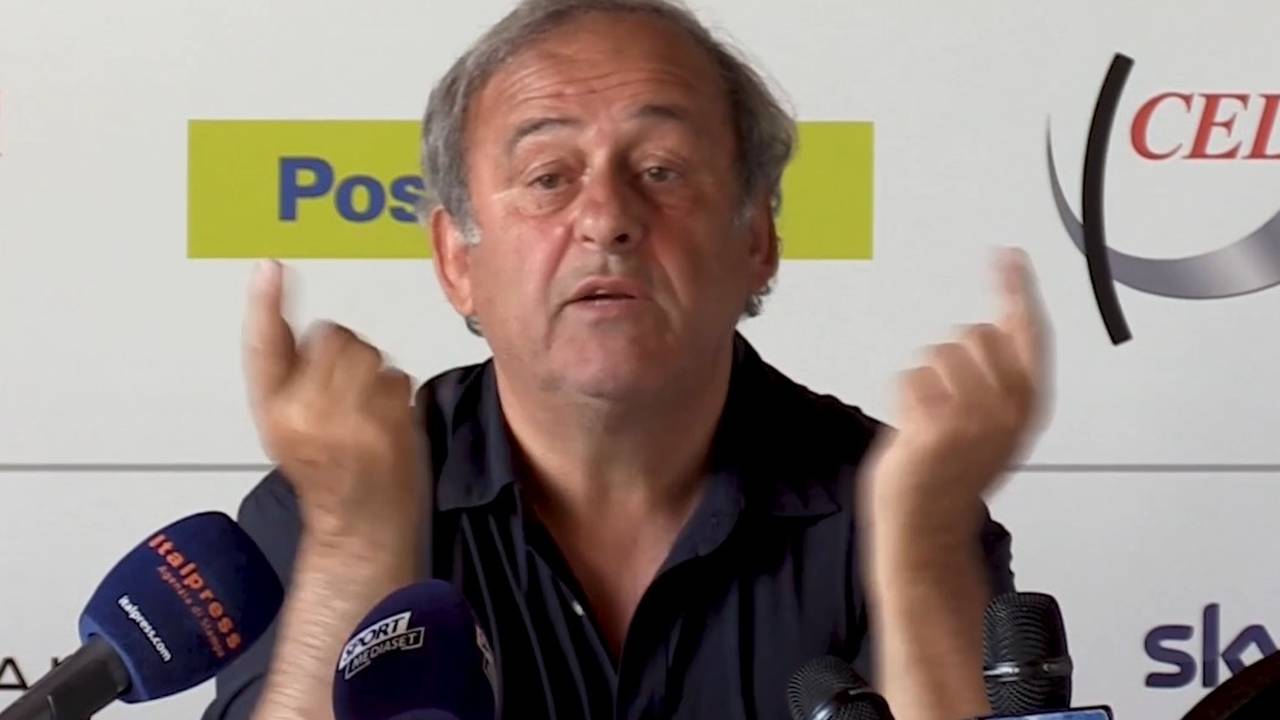 Hier wettert Ex-UEFA-Boss Michel Platini gegen die Klub-WM