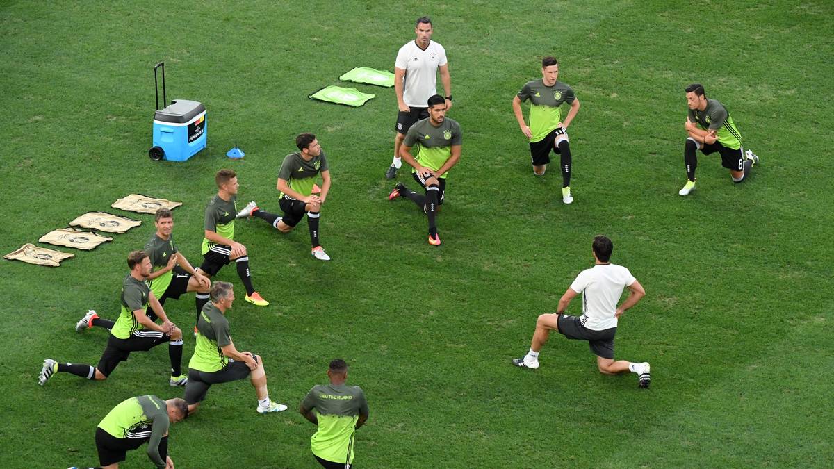 Natürlich ist das deutsche Team auch bereit für den Klassiker