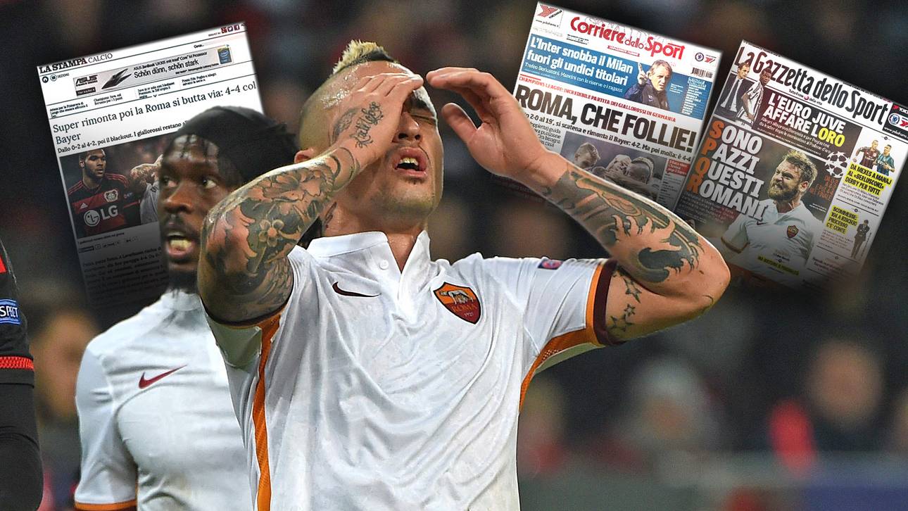 Italien leidet nach Leverkusen-Wahnsinn