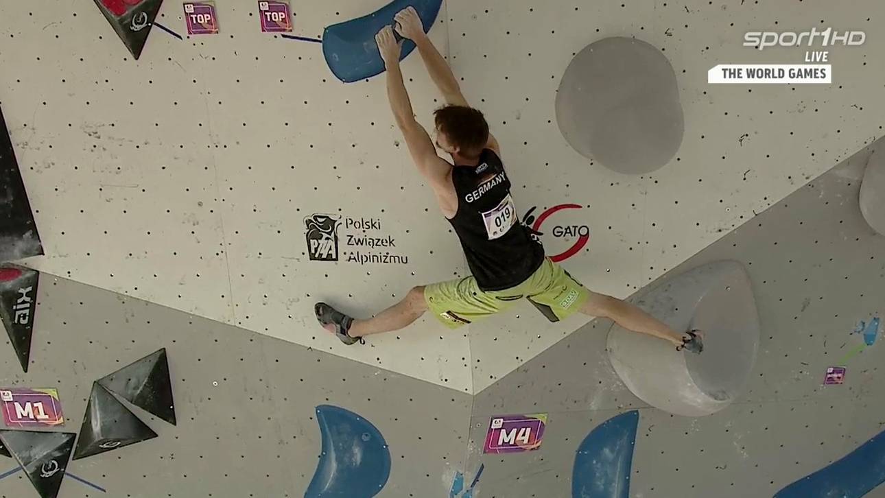Hojer holt Silber im Bouldern