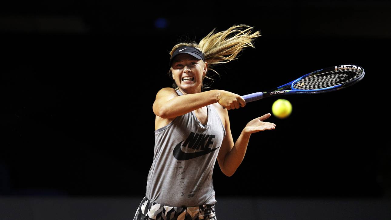 So lief Scharapowas erstes Training