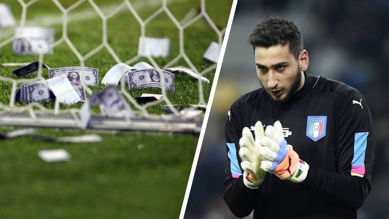 Donnarumma mit Geld beworfen