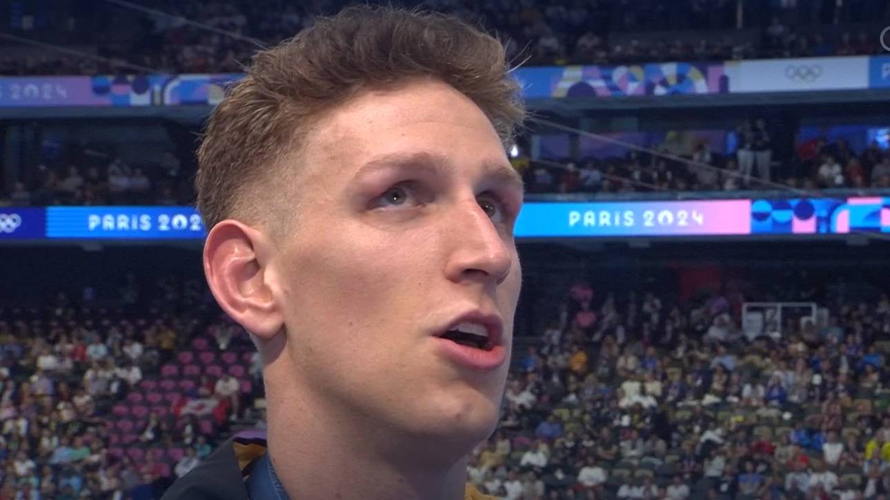 Gold-Held mit Liebeserklärung im TV