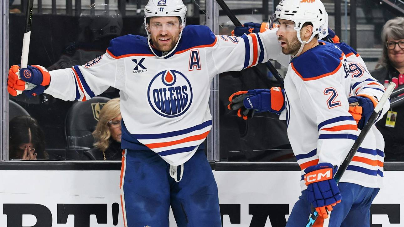 Jubel bei Leon Draisaitl und den Edmonton Oilers