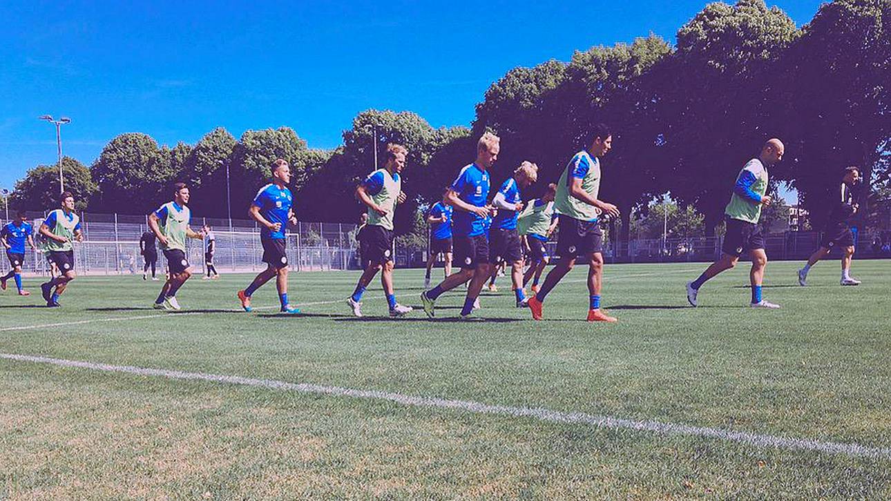 Trainingsauftakt in Braunschweig