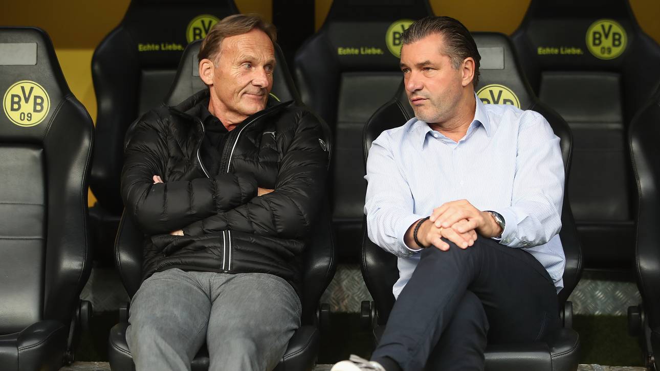 Watzke und Zorc gratulieren Bayern