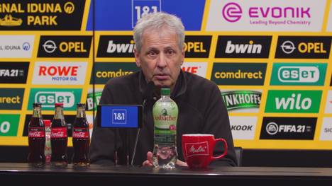 Nach dem 2:3 im Topspiel gegen den FC Bayern ist Lucien Favre mit der Leistung seines Teams zufrieden. Der BVB-Coach hadert aber mit den vielen ausgelassenen Chancen...
