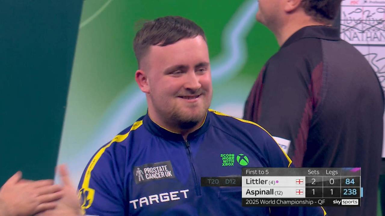 Littler vs. Aspinall: 9-Darter-Irrsinn winkt - doch dann wird's skurril