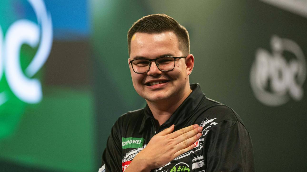 Darts-Star mit rührenden Worten für MvG