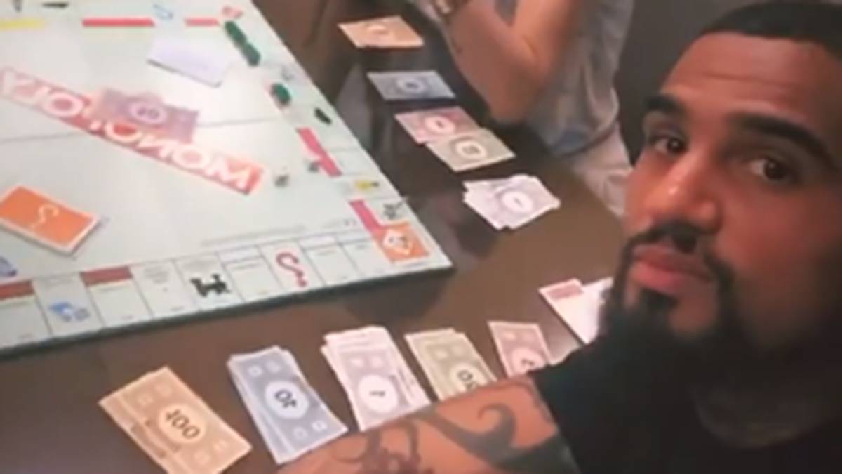 Kevin-Pronce Boateng bevorzugt einen anderen Brettspiel-Klassiker: "Monopoly"  