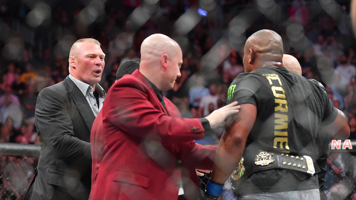 Vom Flirt mit der UFC mag Lesnar weiter nicht lassen: 2018 crasht er in Las Vegas die Siegesfeier des frisch gekürten Schwergewichts-Champions Daniel Cormier. Der sich andeutende Kampf kommt aber letztlich doch nicht zustande, weil die UFC und Lesnar sich nicht auf die Vertragskonditionen einigen können