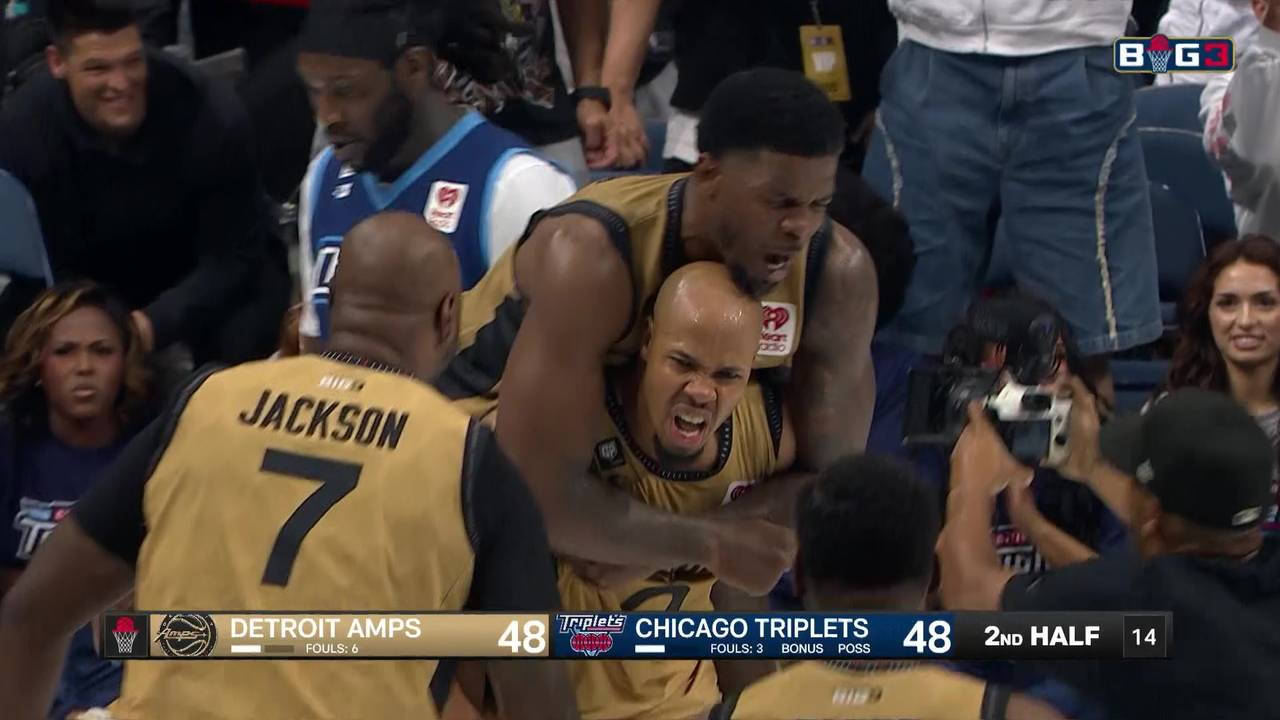 BIG3, Week 1: Detroit Amps - Chicago Triplets (Video-Highlights)