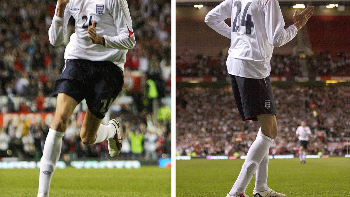 PETER CROUCH: Der kultige "Robot-Dance". Erstmals gezeigt bei einem Vorbereitungsspiel gegen Jamaika musste Crouch sein Tanztalent noch oft beweisen. Bei seiner Körpergröße wirkte das mechanische Tanzen immer noch ein Stück amüsanter. Crouch ist generell für seine Selbstironie bekannt, auch mit dem spöttischen Spitznamen "Giraffe" ging er lässig um