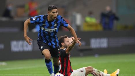 Achraf Hakimi unterschrieb im Sommer bei Inter Mailand