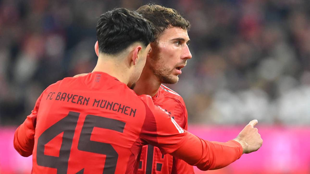 Aleksandar Pavlovic (l.) hat über die Zukunft von Leon Goretzka (r.) gesprochen