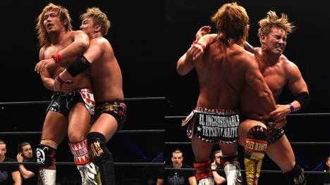 NJPW-Topstar Kazuchika Okada verpasst Tetsuya Naito den "Rainmaker"