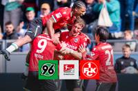 Hannover 96 präsentiert sich vor heimischer Kulisse gewohnt überzeugend. Gegen Kaiserslautern bringt auch der zwischenzeitliche Ausgleich das Team von Stefan Leitl nicht vom Kurs ab.