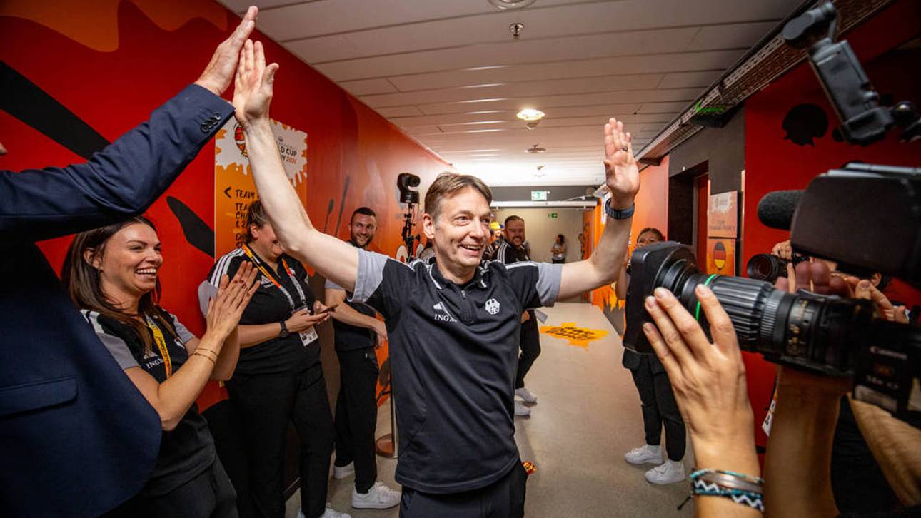 Olaf Lange wurde nach dem Halbfinal-Einzug gefeiert
