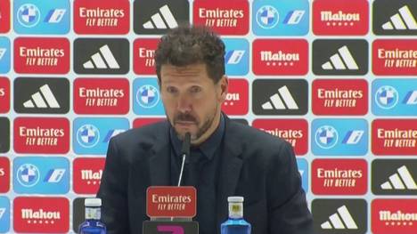 Nach Atletico Madrids Champions-League-Aus folgte nun das K.o. in der Copa del Rey gegen Stadtrivale Real. Diego Simeone bestärkte nun seinen Willen, den Klub weiterhin zu trainieren.