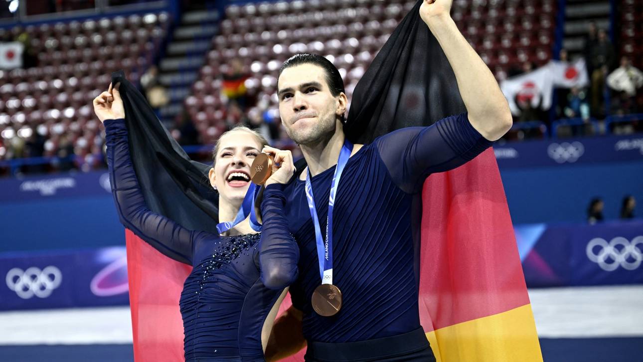 Holten Bronze: Minerva-Fabienne Hase und Nikita Volodin