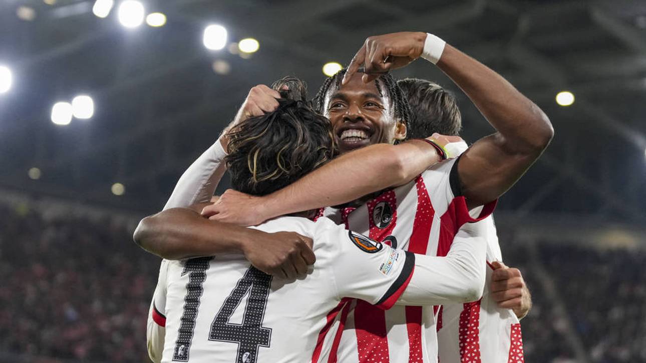 Der SC Freiburg hat in der Europa League einen neuen deutschen Rekord aufgestellt