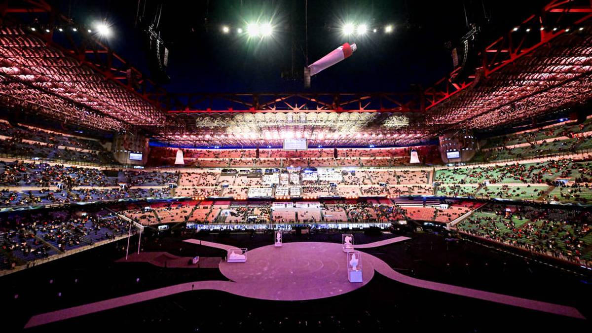 Das legendäre Guiseppe-Meazza-Stadion in Mailand