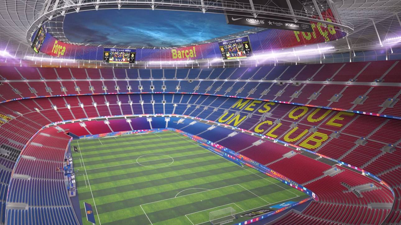 Barca zeigt neues Camp Nou