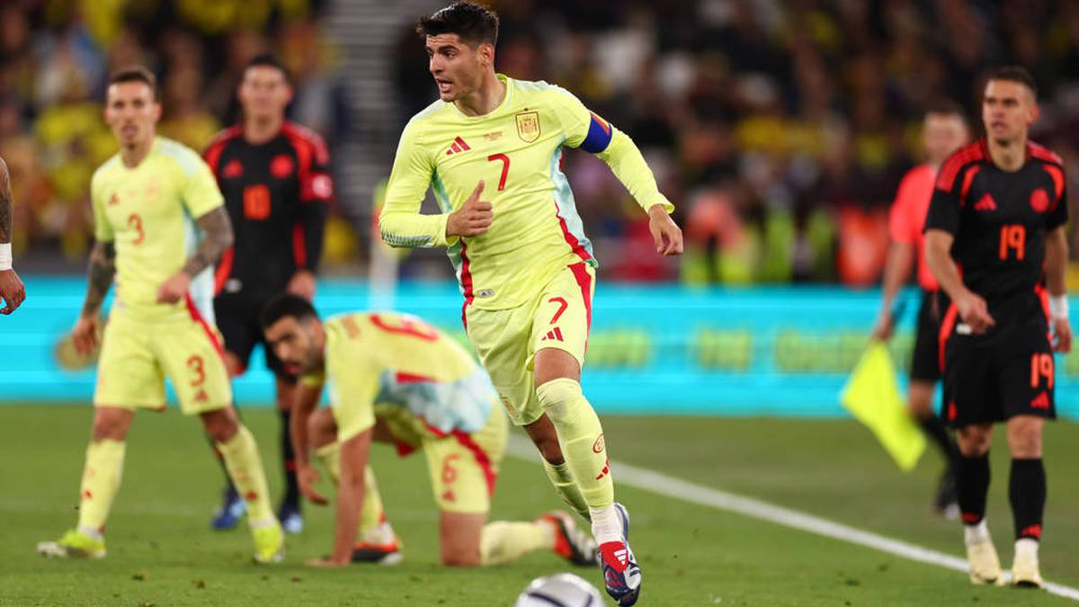 Spanien (Gast) - Ausrüster: Adidas - Das Auswärtstrikot von Morata und Co. ist schon etwas experimenteller und in einem hellen Gelbton. 