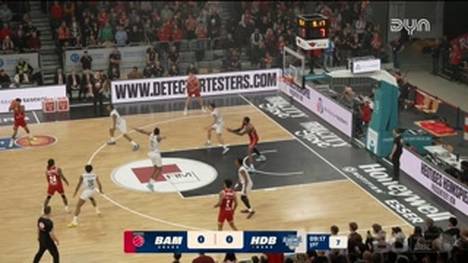 Spiel Highlights zu BMA365 Bamberg Baskets - MLP Academics Heidelberg