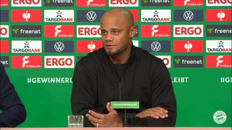 Der Platzverweis von Manuel Neuer war der Aufreger dieser Pokal Runde. Bayern-Trainer Vincent Kompany beschreibt, wie er diese Schlüsselszene gesehen hat.