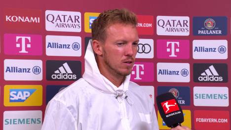 Der FC Bayern kam gegen Stuttgart nicht über ein 2:2 hinaus. Trainer Julian Nagelsmann ärgert sich über die Chancenverwertung und ist der Meinung, man hätte den Sack früher zumachen müssen.