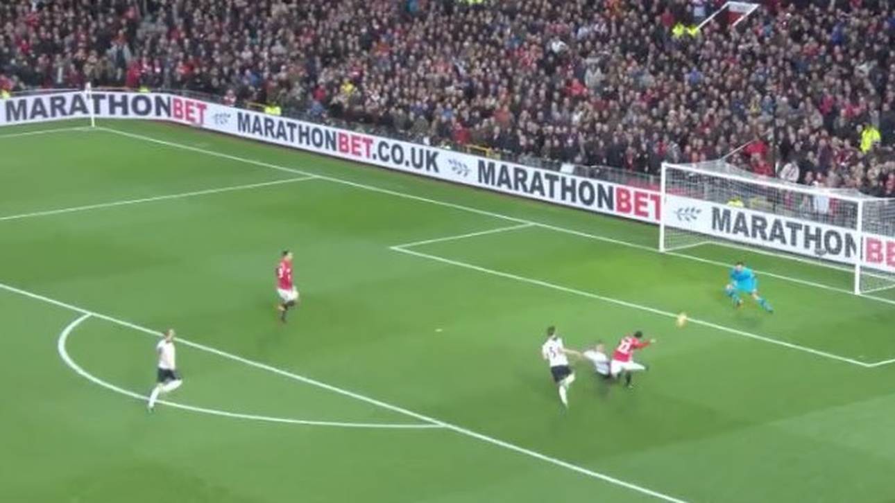 Mkhitaryans Tor-Premiere im Video