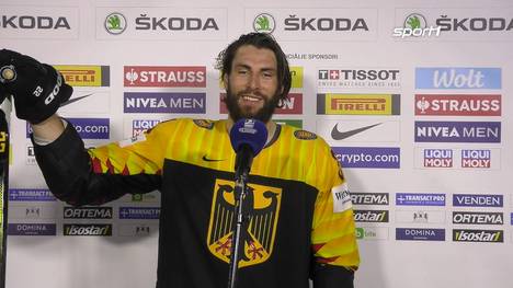Matthias Plachta macht sein 100. Länderspiel - und zieht mit dem Sieg gegen Lettland zusammen mit der deutschen Mannschaft ins WM-Viertelfinale ein. Tom Kühnhackl freut sich auf Gegner Schweiz.