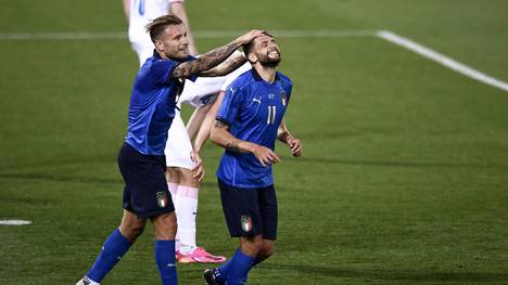 Auch der Ex-Dortmunder Ciro Immobile (l.) traf bei Italiens souveränem Erfolg gegen Tschechien