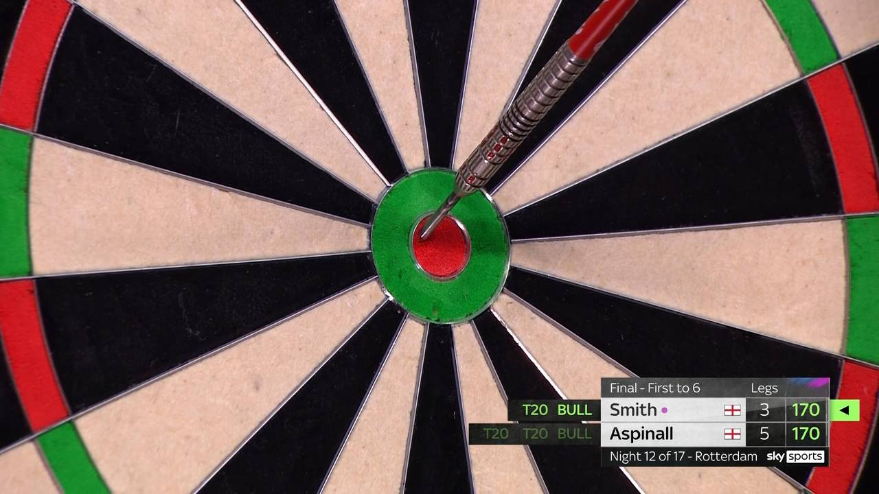 Darts Premier League: Nathan Aspinall schlägt Michael Smith 6:4 in Rotterdam