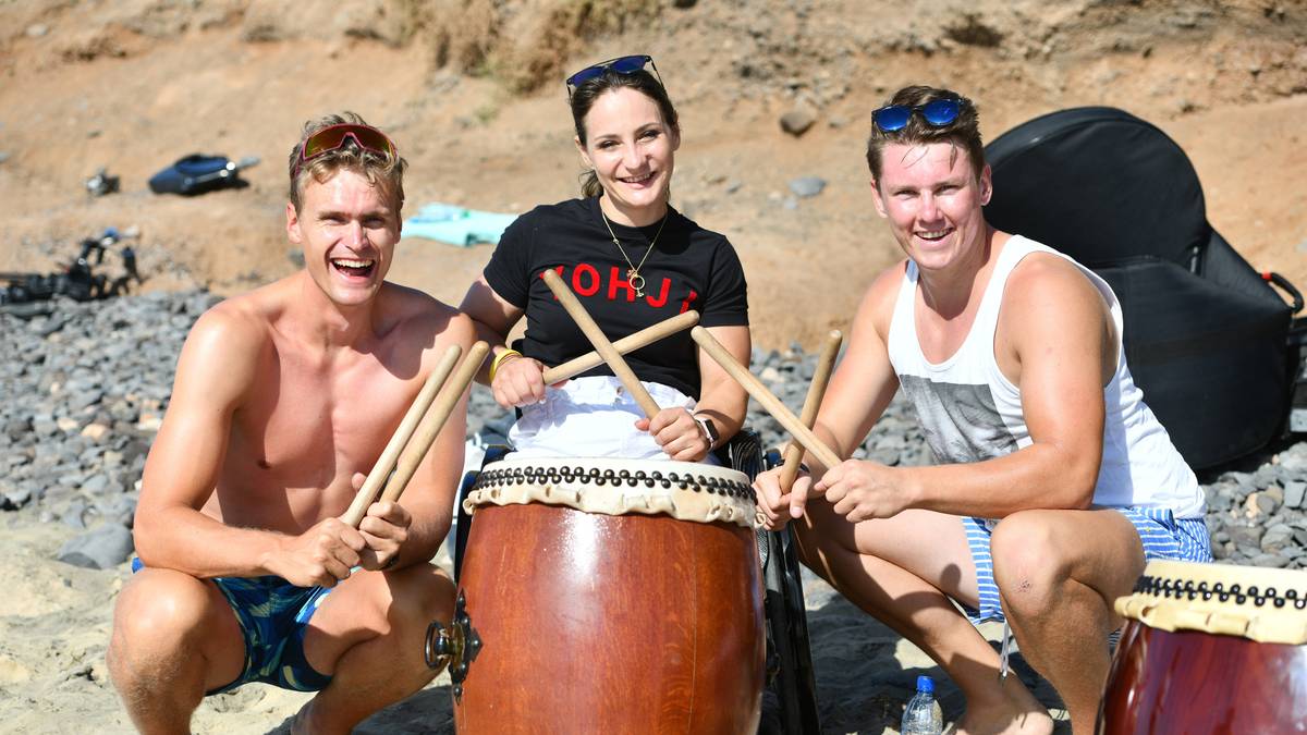 Kristina Vogel gibt lieber als Trommlerin den Takt vor