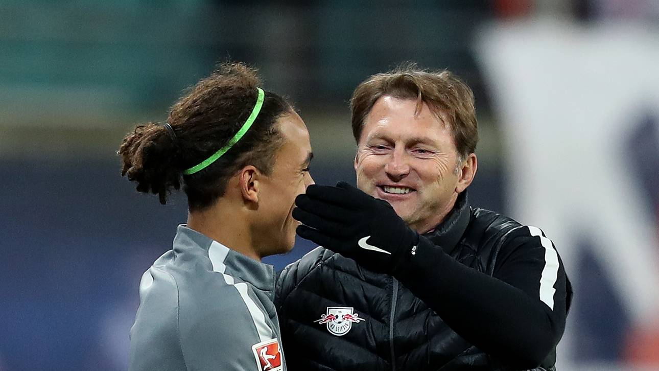 Ralph Hasenhüttl war von 2016 bis 2018 Yussuf Poulsens Trainer bei RB Leipzig