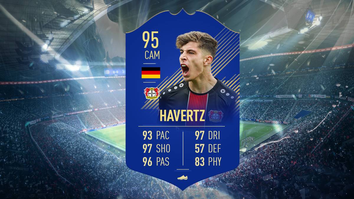 Kai Havertz - Bayer 04 Leverkusen - TOTS-Wert 95