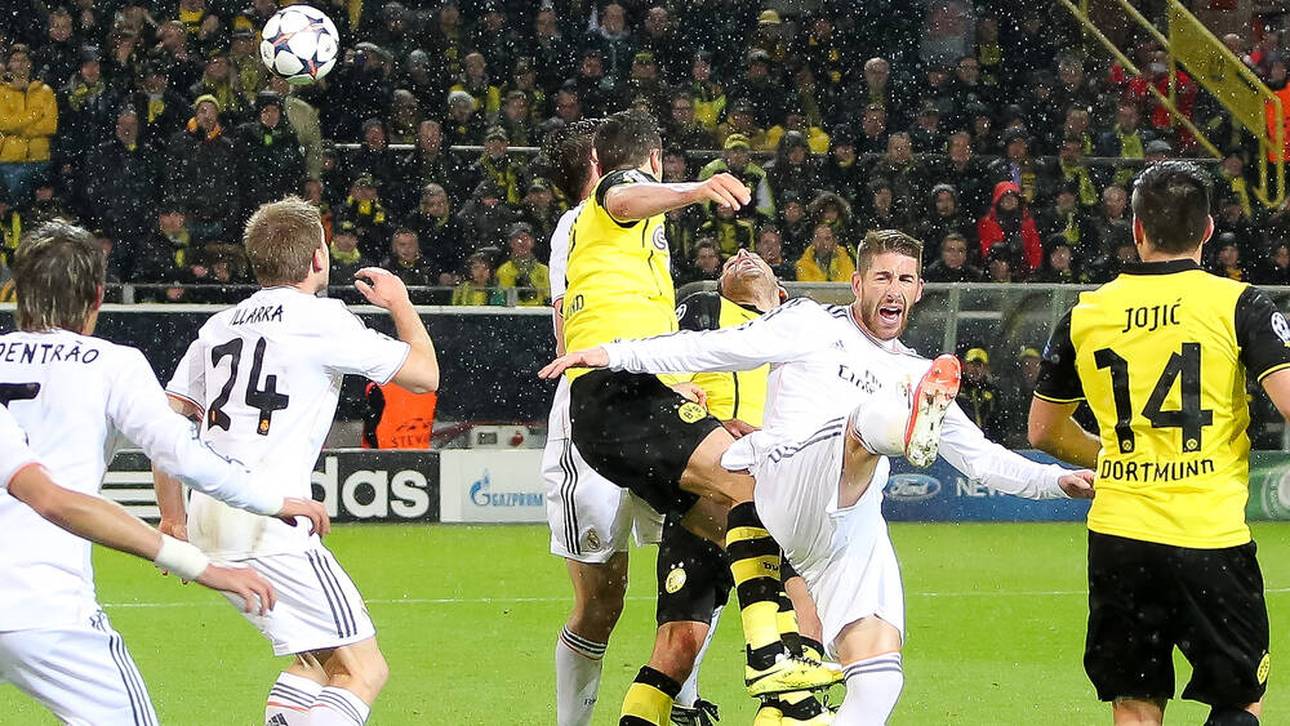 Sergio Ramos (2.v.r.) gilt als kompromissloser Verteidiger