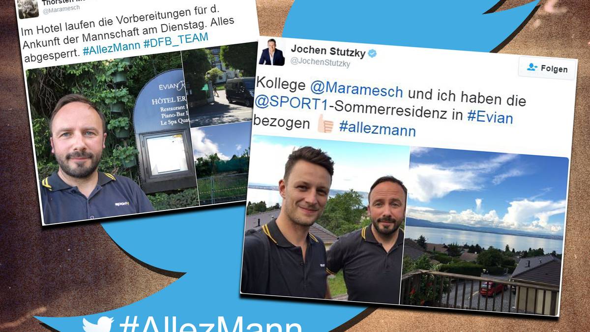 Für SPORT1 berichten Thorsten Mesch und Jochen Stutzky aus Evian-les-Bains