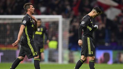 Auch Cristiano Ronaldo (r.) und Mario Mandzukic konnten die Juve-Pleite nicht verhindern