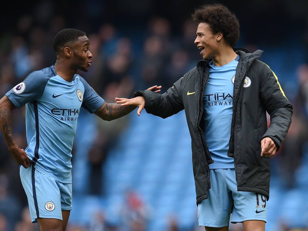 Mancity Raheem Sterling Macht Sich Uber Leroy Sanes Tattoo Lustig