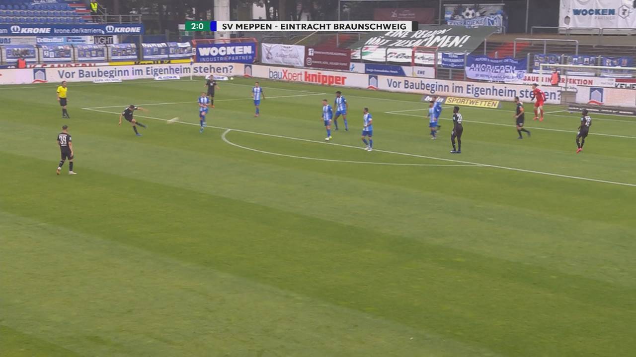 SV Meppen - Eintracht Braunschweig (4:3): Tore und Highlights im Video | 3. Liga