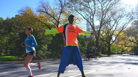 Teilnehmer beim New-York-Marathon