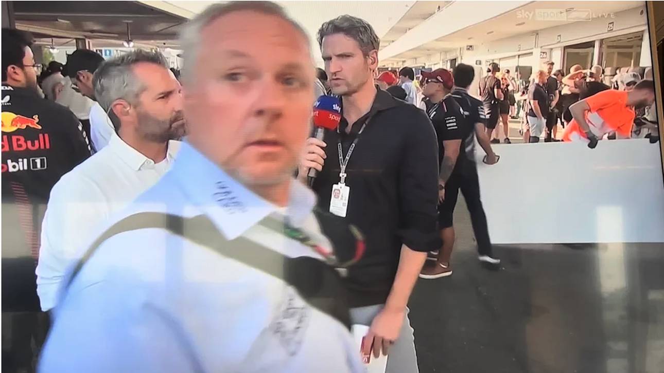 Fan crasht Live-Übertragung