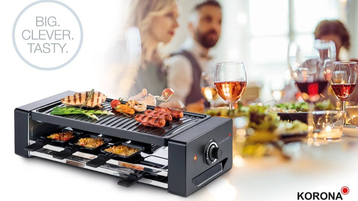 Angebot! Raclette für 8 Personen – Der perfekte Grillspaß für gesellige Abende!