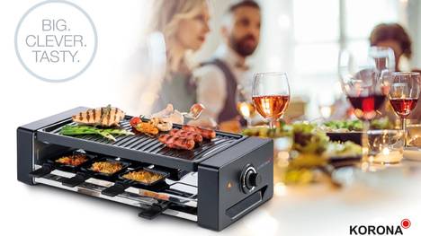 Angebot! Raclette für 8 Personen – Der perfekte Grillspaß für gesellige Abende!