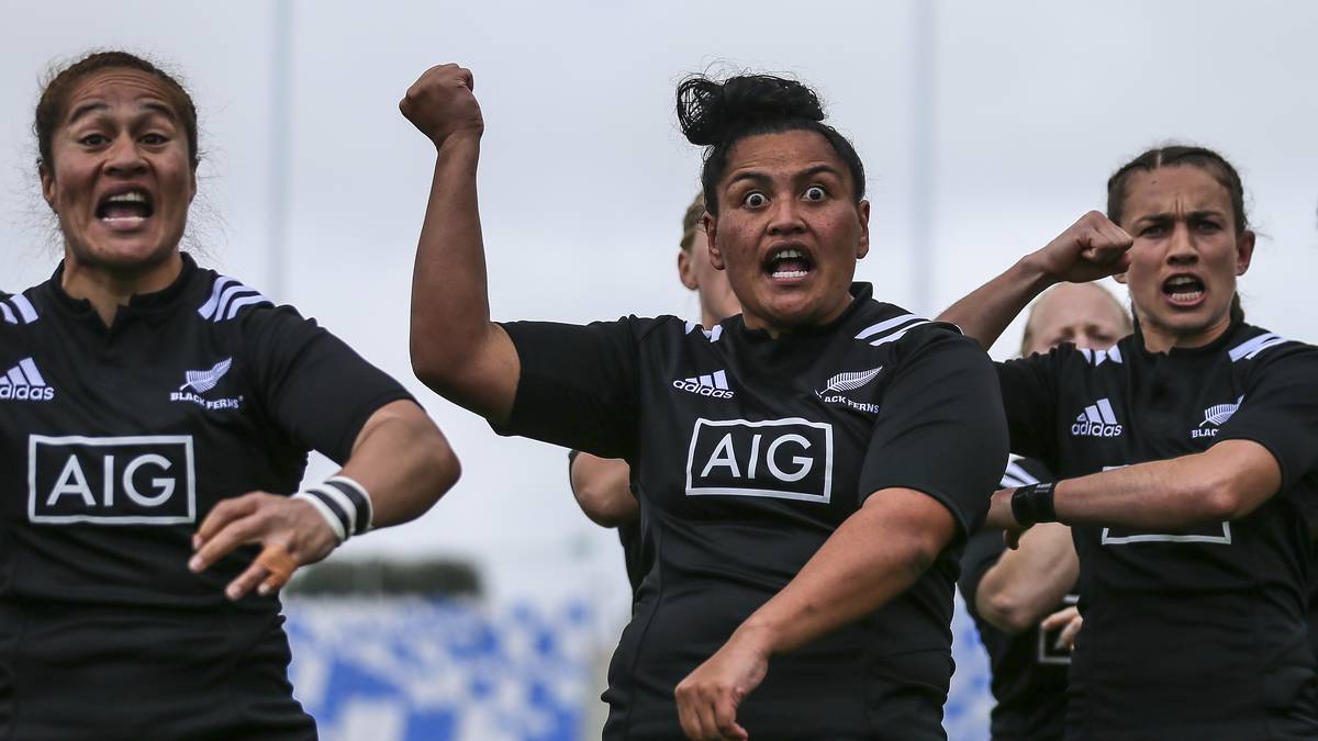 Auch die neuseeländische Frauen-Nationalmannschaft, die "Black Ferns", verbreiten gerne Angst und Schrecken