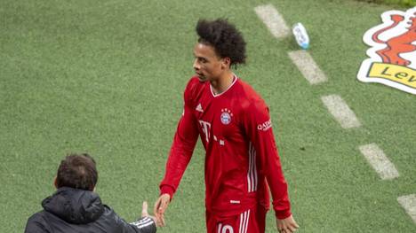 Leroy Sané erwischte gegen Leverkusen einen schlechten Tag. Nun gibt er sich nach seiner Wiederauswechslung kämpferisch.