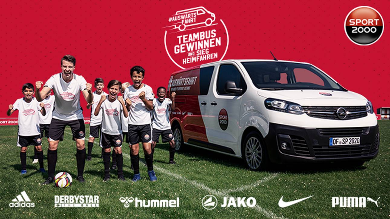 Sportmannschaften aufgepasst: gewinnt mit SPORT 2000 euren eigenen Teambus.